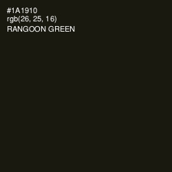 #1A1910 - Rangoon Green Color Image